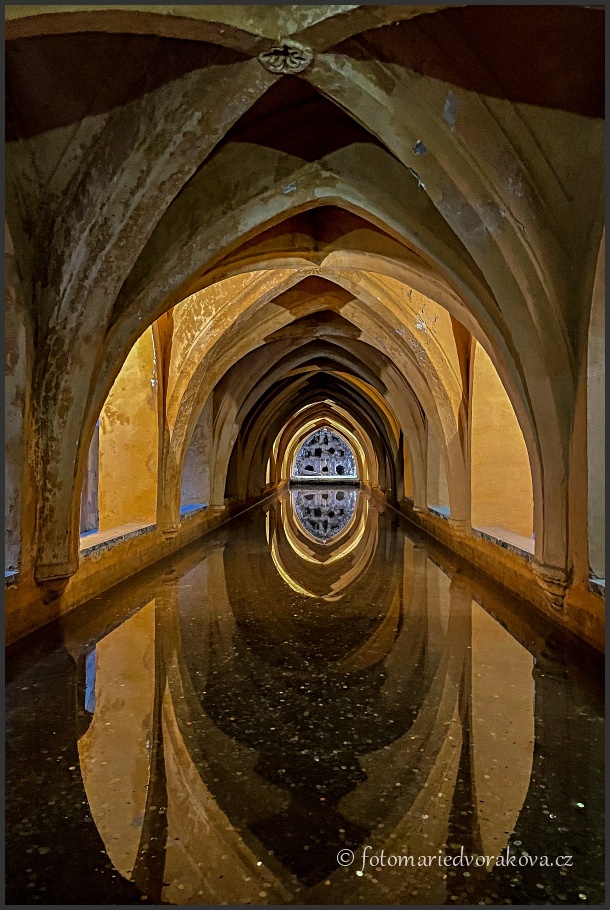 Lázně Marie z Padilly v Alcázaru, Sevilla