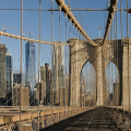 BROOKLYN BRIDGE- VÝCHOD SLUNCE